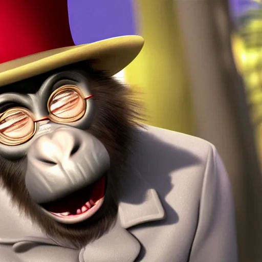 Prompt: UHD photorealistic Bored Ape Willy Wonka