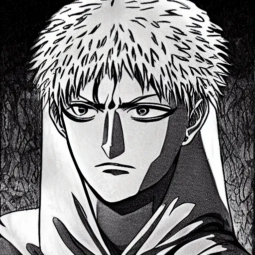 Prompt: yash as a character in berserk by kentaro miura