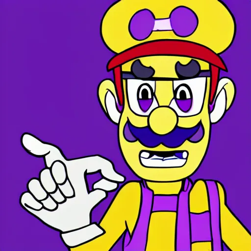 Image similar to waluigi's time to shine