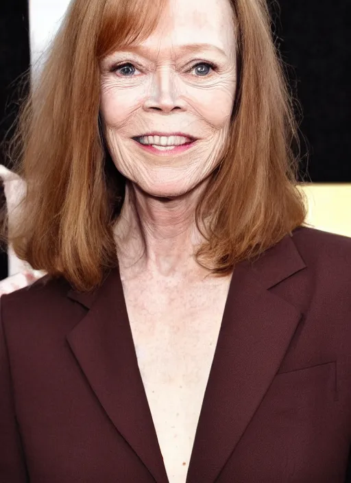 a genetic combination sissy spacek and sigourney | Stable Diffusion