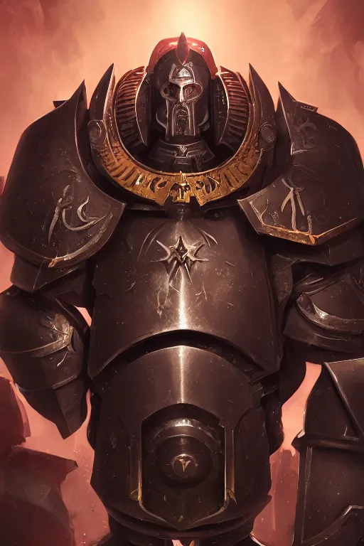 Image similar to armor portrait heros warhammer 4 0 k horus heresy fanart - the primarchs emperor by johannes helgeson animated with vfx concept artist & illustrator global illumination ray tracing hdr fanart arstation zbrush central hardmesh 8 k octane renderer comics stylized