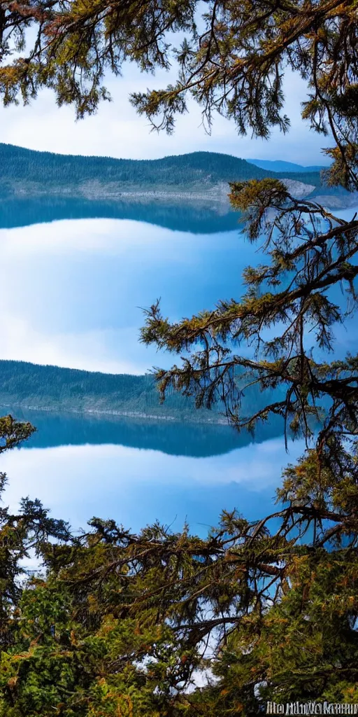 Image similar to photo of an Baikal lake, stunning landscape