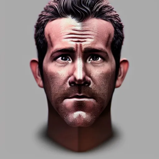 Image similar to hyperrealistic mixed media image of a ryan reynolds disguised as mussolini, stunning 3 d render inspired art by istvan sandorfi and greg rutkowski, perfect facial symmetry, realistic, highly detailed attributes and atmosphere, dim volumetric cinematic lighting, 8 k octane extremely hyper - detailed render, post - processing, masterpiece,