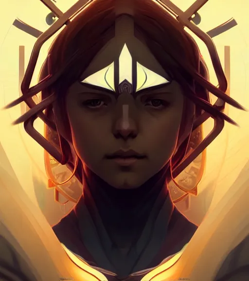 Image similar to symmetry ( naru from prey ) ultra detailed, intricate, dynamic lighting, digital art, anime, digital painting, art station, wlop, sharp focus, illustration, art by artgerm and greg rutkowski and alphonse mucha