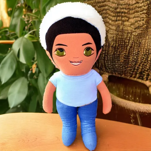 Image similar to little chayanne plush doll