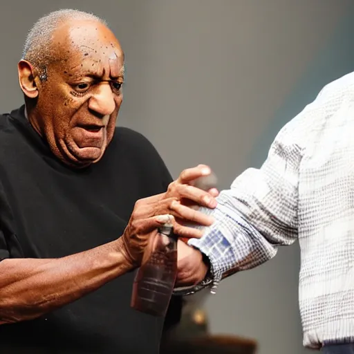 Prompt: Bill Cosby offering you a drink - n 9