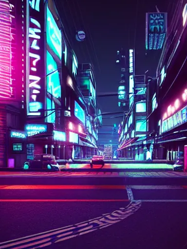 Image similar to A magnificent dark neon futuristic cyberpunk city bustling street at night made in cinema4d, masterpiece, hyper realistic, extreme details, cinematic