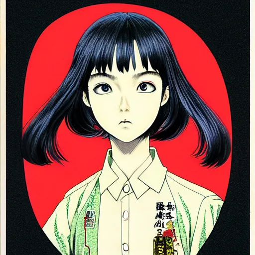 Prompt: prompt : portrait of sega character painted in miyazaki color style drawn by katsuhiro otomo and takato yamamoto, inspired by fables, china doll face, smooth face feature, intricate oil painting, high detail, sharp high detail, manga and anime 2 0 0 0