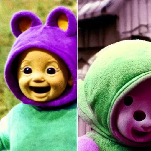 Image similar to Teletubbie fetus