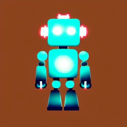 Prompt: a cute little robot. beautiful light. grainy and rough. soft colour scheme