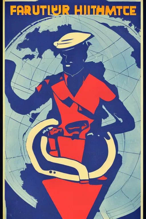 Image similar to futurist propaganda poster for digital humanities