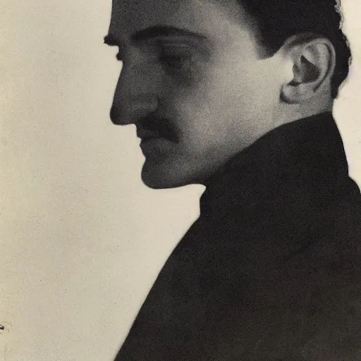 Prompt: a portrait of elliot page by man ray