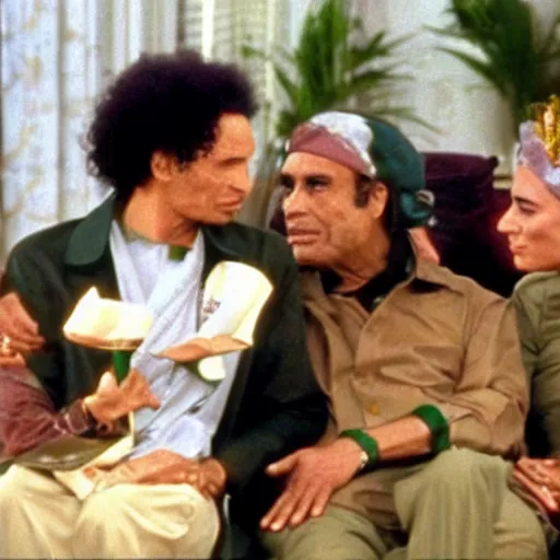 Image similar to A still of Muammar Gaddafi in Friends (1994)