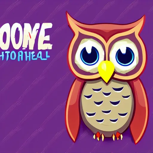Prompt: game character anthropomorphic owl in the style of royalabc world