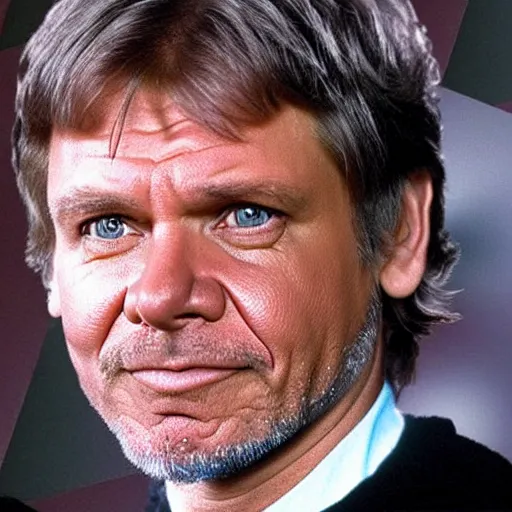 Image similar to mark hamill mixed with harrison ford