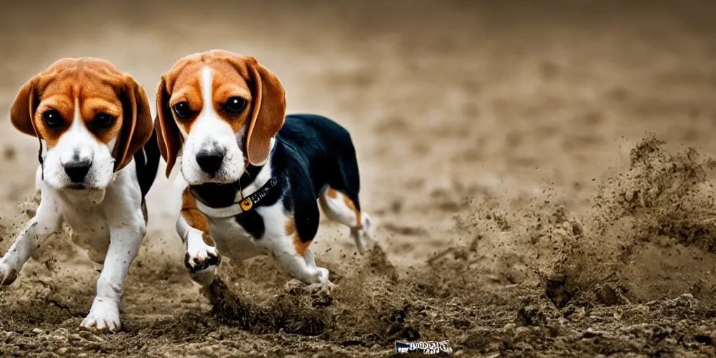 Prompt: beagle dog, photojournalism, award winning photo by national geographic, 8 k