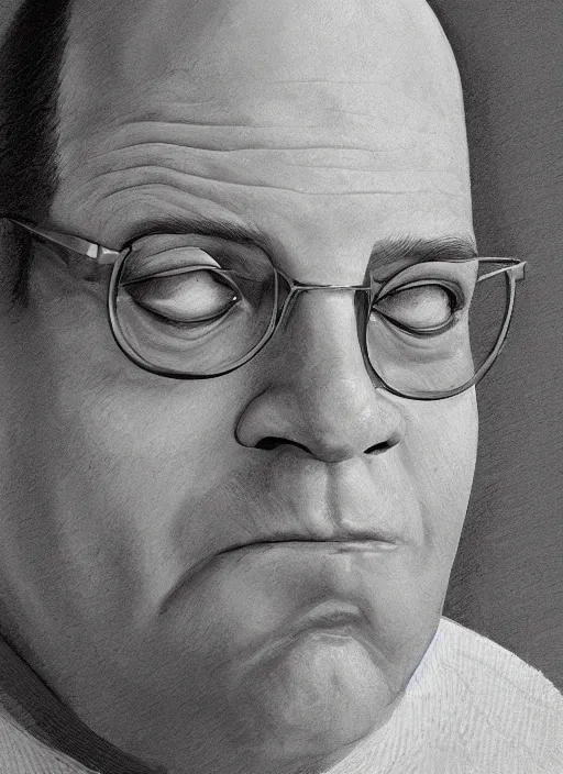 Prompt: digital _ painting _ of _ george costanza _ by _ filipe _ pagliuso _ and _ justin _ gerard _ symmetric _ fantasy _ highly _ detailed _ realistic _ intricate _ port