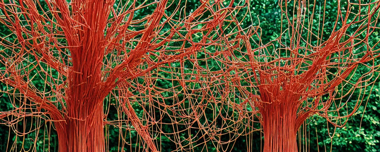 Image similar to a spaghetti tree, fine detail, canon 5 0 mm, in the style wes anderson, kodachrome, retro