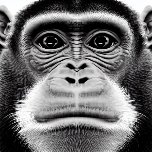 Image similar to monkey portrait