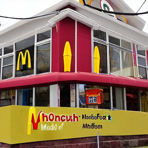 Image similar to church of McDonald's