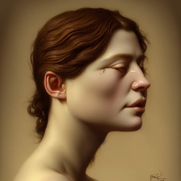 Image similar to epic professional symmetrical digital art of sweet realistic closed eyes, translucent skin, accent lighting, painted, intricate, detailed, cheery, fun, effervescent, by roberto ferri, epic, stunning, gorgeous, much wow, much detail, cinematic, masterpiece, unreal engine render