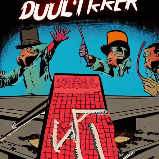 Image similar to young's double slit experiment, butcher billy style