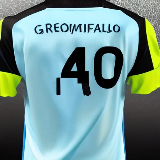Prompt: Grêmio FBPA soccer jersey, realistic, 4k,super detailed, very real, uhd, real life