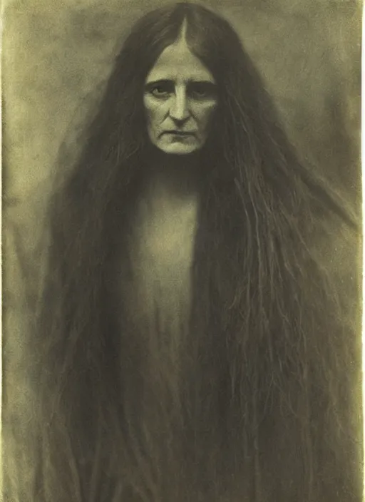 Image similar to beautiful witch circe, art by julia margaret cameron