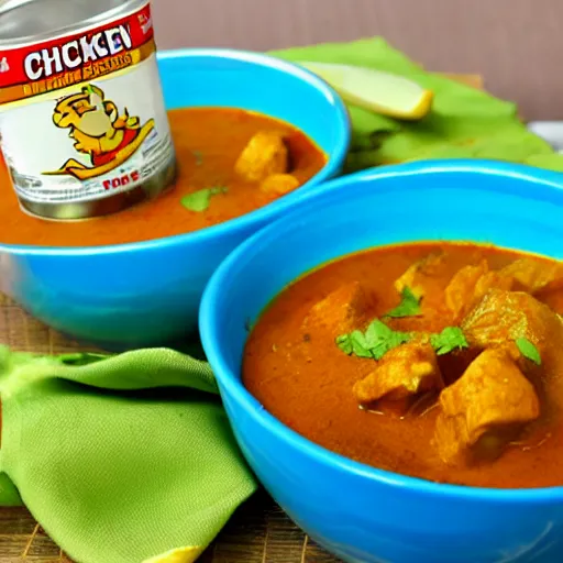 Image similar to Chicken curry with Pringles on top