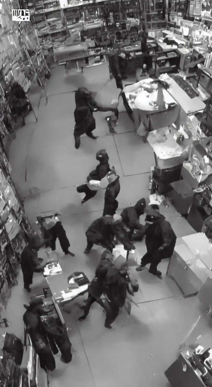 Image similar to backroom ninjas caught on CCTV