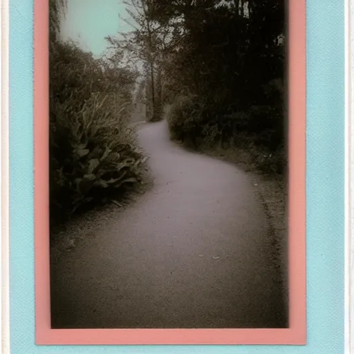 Prompt: a liminal space Polaroid photo