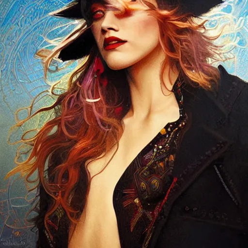 Image similar to johnny depp and amber heard on the style and color pallete of fleetwood mac's album rumours, intricate, elegant, highly detailed, digital painting, artstation, smooth, sharp focus, illustration, art by artgerm and greg rutkowski and alphonse mucha, cinematic