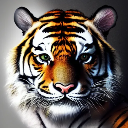 Image similar to “tiger running, photorealism, hyper realism, 4k, 8k”