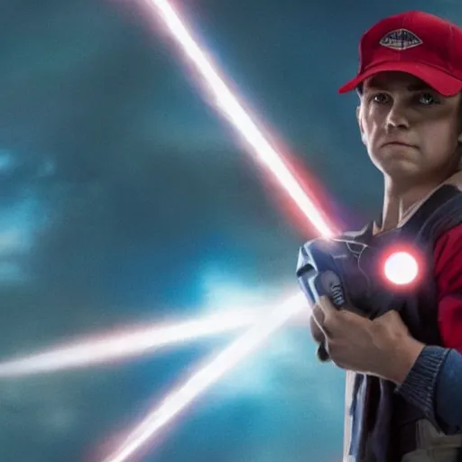 Prompt: Ash Ketchum in Avengers Endgame (2019)