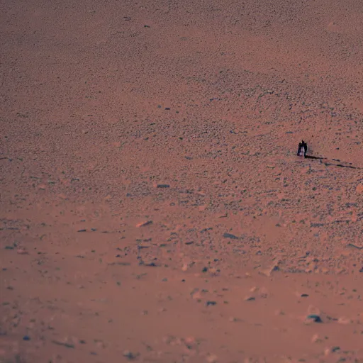 Image similar to photo still of a megacity on mars, 8 k, 8 5 mm f 1. 8