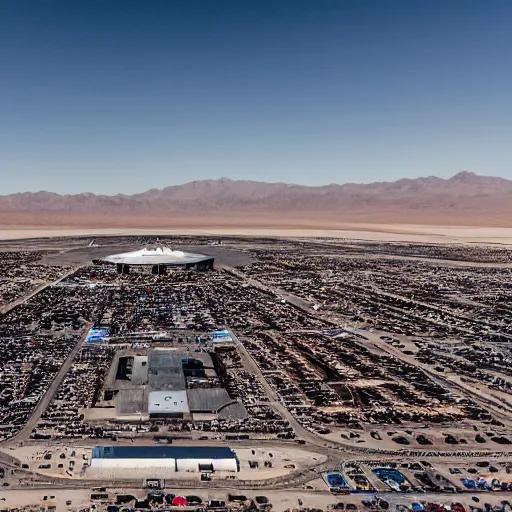 Image similar to edc at area 5 1. the main stage is located in a large aircraft hanger. shot on a sony a 7