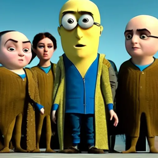 Prompt: jesse pinkman as gru