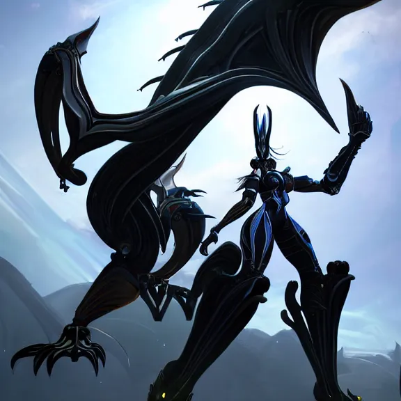 Image similar to highly detailed giantess shot exquisite warframe fanart, looking up at a giant 500 foot tall beautiful stunning saryn prime female warframe, as a stunning anthropomorphic robot female dragon, looming over you, camera looking up, posing elegantly, sharp claws, intimidating, proportionally accurate, anatomically correct, sharp claws, two arms, two legs, camera close to the legs and feet, giantess shot, upward shot, ground view shot, epic low shot, high quality, captura, realistic, professional digital art, high end digital art, furry art, macro art, giantess art, anthro art, DeviantArt, artstation, Furaffinity, 3D realism, 8k HD render, epic lighting, depth of field