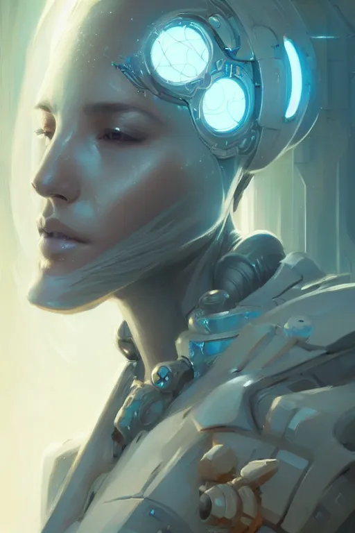 Image similar to a portrait of a beautiful cybernetic jedi, cyberpunk concept art by pete mohrbacher and wlop and artgerm and josan gonzales, digital art, highly detailed, intricate, sci-fi, sharp focus, Trending on Artstation HQ, deviantart, unreal engine 5, 4K UHD image