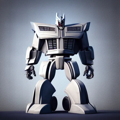 Prompt: transformers, 3d character model, epic, 3d render, white background, shadows