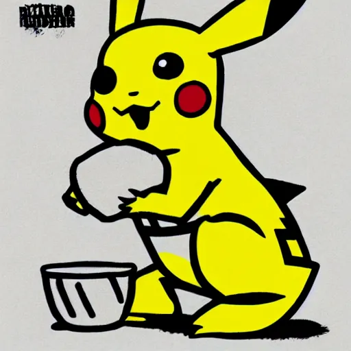 Image similar to a uranium pikachu