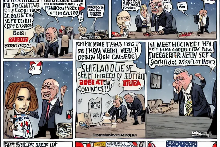 Image similar to comic by ben garrison