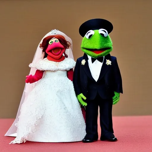 Prompt: muppets Royal wedding