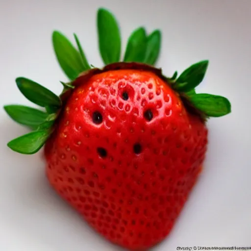 Image similar to adorable strawberry critter