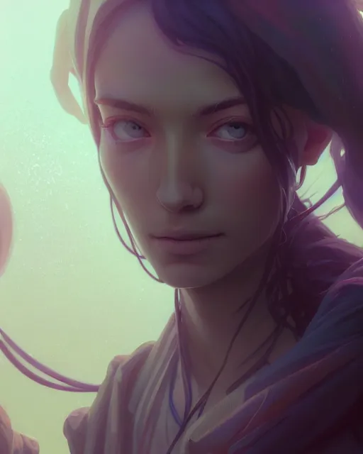 Image similar to highly detailed vfx portrait of despair, unreal engine, greg rutkowski, loish, rhads, beeple, makoto shinkai and lois van baarle, ilya kuvshinov, rossdraws, tom bagshaw, alphonse mucha, global illumination, detailed and intricate environment