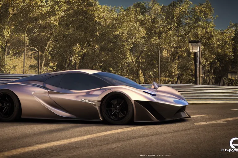 Image similar to photo wallpaper sport car gran turismo 7 forza horizon need for speed fast and furious 5 unreal engine supercar hypercar game concept car octane render, 4 khd 2 0 2 2 3 d cgi rtx style chrome reflexion global illumination ray tracing hdr arstation pixar and disney unreal