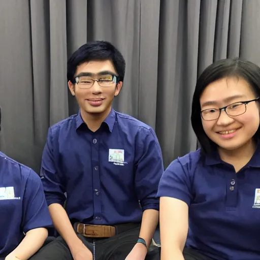 Image similar to technicbots asian ftc team with navy blue shirts