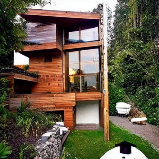 Image similar to a verry cool house