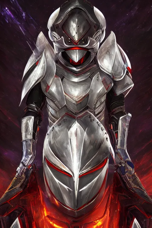 Image similar to helmet armor guardian destiny in witch queen illumination ray tracing hdr fanart arstation by sung choi robot ninja mask and eric pfeiffer and gabriel garza and casper konefal