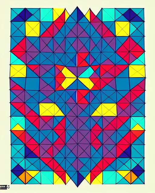 Image similar to kaleidoscope, shards of time, artwork by victor vasarely, illustration, highly detailed, simple, no jagged lines, smooth, artstation